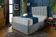 Amazing Quality Suede Memory Foam Divan Bed Set With Mattress And Free Headboard