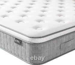 Amazon Brand Umi Single Mattress 3FT, 10 Inch Gel Memory Foam Pocket Sprung Hy