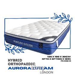 Aurora Dream 4ft6 Double Medium Soft Hybrid 12in Pocket Sprung Memory Foam