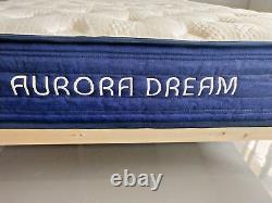 Aurora Dream Single Hybrid Mattress 3ft Blue Border Luxury Memory Foam Pocket Sp