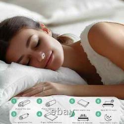 Aurora Dream Single Hybrid Mattress 3ft Blue Border Luxury Memory Foam Pocket Sp