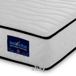 BEDZONLINE Pocket Spring Memory Foam Hybrid Mattress 3ft Single (190x90x20cm)