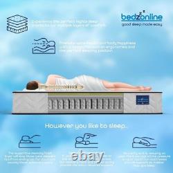 BEDZONLINE Pocket Spring Memory Foam Hybrid Mattress 3ft Single (190x90x20cm)
