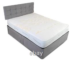 Bamboo Memory Foam Pocket Spring Mattress 3FT Single4FT Double 4FT6 King 5FT 6FT