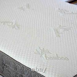 Bamboo Vitality 2000 Pocket Sprung Memory Foam Mattress Reflex Foam Mattress