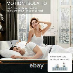 BedStory 10in Pocket Sprung Memory Foam Hybrid Luxury Mattress Single In Box