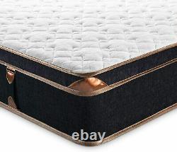 BedStory 11in Memory Foam Pocket Spring Mattress Bamboo Fiber Cover Double 4FT6