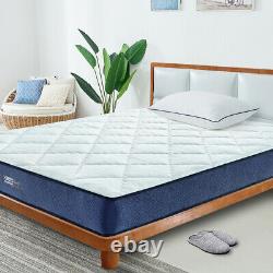 BedStory 22cm Double Pocket Sprung Memory Foam Mattress Medium Firm OEKO-TEX 100