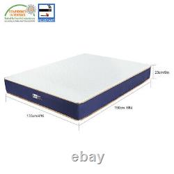 BedStory 22cm Pocket Spring 4ft6 Double Mattress Memory Foam Orthopedic Mattress