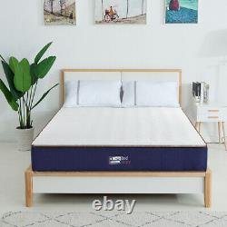 BedStory 9in Memory Foam Pocket Spring Hybrid Mattress Single 3ft Medium Firm