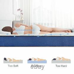 BedStory 9in Memory Foam Pocket Spring Hybrid Single Mattress Back Pain Release