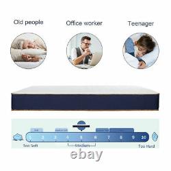 BedStory 9in Memory Foam Pocket Spring Hybrid Single Mattress Back Pain Release