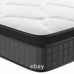 Blue- Hybrid Memory Foam Mattress 3ft Single 4ft 4ft6 Double 5ft King 6ft
