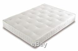 Brand New Deluxe 2500 Pocket Sprung Mattress Damask Cool Damask Fabric