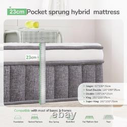 Brand New Novilla Cooling Memory Foam Pocket Sprung Mattress Double