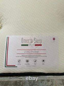 Brand New Pocket 2000 Sprung Mattress Cool Touch Memory Foam Top Firm Rating