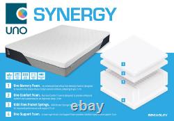 Brand new Vacuum Packed Breasley Memory foam contour foam pocket spring mattress