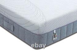 Breasley King Size 5ftx6ft6 Mattress Memory Pocket Comfort Uno 24cm Thick FIRM