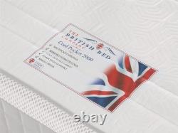 British Cool Pocket 2000 Firm 5FT King Memory Foam Mattress CLEARANCE WAS £779