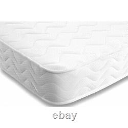 Cheap Crystal Metal Bed Frame New 4ft6 Double 5ft Kingsize Memory Foam Mattress