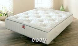 Chester Pocket Sprung, Memory Foam and Wool Mattress 3FT 4FT6 5FT KING SIZE