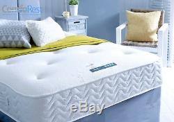 Chesterfield Divan Bed + Choice of Luxury Pocket Mattresses + IBEX HEADBOARD