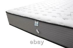 Comfynite Memory Foam Mattress Double 4ft 6 Pocket Sprung Quilted 27cm Deep