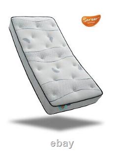 Cool Blue Memory Foam Pocket Sprung Matrah Mattress 2ft 3ft 4ft 4ft6 5ft 6ft