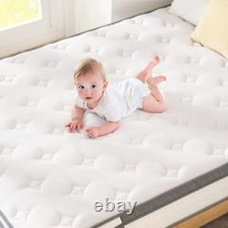 Cool Memory Foam Mattress Pocket Sprung Mattress Orthopaedic Luxury King 5FT Bed
