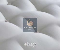 Cool Memory Foam Pocket Spring Mattress 5000 Pillow Top 4FT6 Double 5FT King 6FT