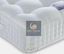 Cool Memory Foam Pocket Spring Mattress 5000 Pillow Top 4FT6 Double 5FT King 6FT
