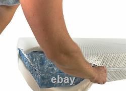 Coolmax Memory Foam Mattress Topper COVER. Zipped COVER. Cover ONLY NO FOAM