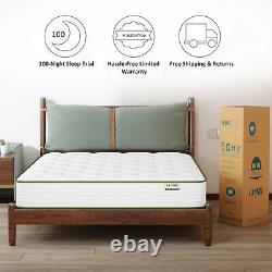 Crystli- 10 Small Double, Memory Foam & Pocket Spring Mattress, Hypoallergenic