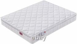 DOSLEEPS King Size Mattress 9-Zone Pocket Sprung Mattress Memory Foam ORTHOPAEDI