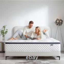 Deegari Double Mattress 4ft6 135x190x25cm Pocket Sprung Memory Foam Medium Firm