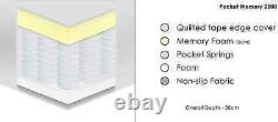 Deluxe Memory Foam Pocket Spring Mattress