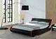 Designer Double Bed Frame Or King Size Faux Leather Memory Mattress 4ft6 5ft
