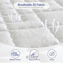 DoSleeps Mattress Orthopaedic Memory Foam Pocket Sprung Small Double Mattress