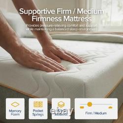 Dormeo Options Hybrid Mattress Single Memory Foam Pocket Spring Orthopaedic