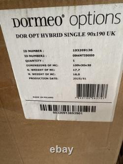 Dormeo Options Hybrid Single Mattress Pocket Spring Memory Foam