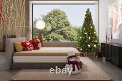 Double 4FT6 Pocket Spring Mattress Pressure Relief Medium Firm Memory Foam Bed