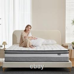 Double Hybrid Mattress Memory Foam Pocket Spring Medium Firm 135x190cm