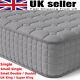 Double King Mattress 9.4 Inch Hybrid Mattress With Memory Foam And Pocket Sprung