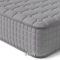 Double King Mattress 9.4 Inch Medium Firm Memory Foam Pocket Sprung Mattress