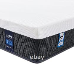 Double Mattress, 11.4 Inch Memory Foam Mattress with Breathable Foam and 7 Zone