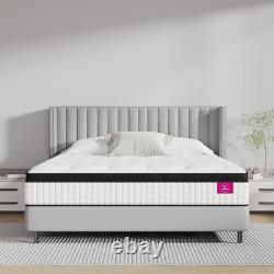 Double Mattress 11 Gel Memory Foam Pocket Sprung Orthopaedic Cool 135x190x28cm