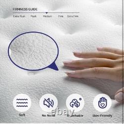 Double Mattress 11 Gel Memory Foam Pocket Sprung Orthopaedic Cool Bed 135x190cm