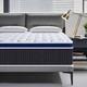 Double Mattress 4ft6, 10.6 Inch Gel Memory Foam Pocket Sprung Orthopedic Teosli