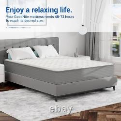 Double Mattress 4FT6 8Inch Memory Foam Pocket Sprung Individually Pocket Springs