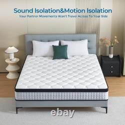Double Mattress 4FT6 9 Inch 9 Zone Orthopedic Mattress with Memory Foam & Pocket